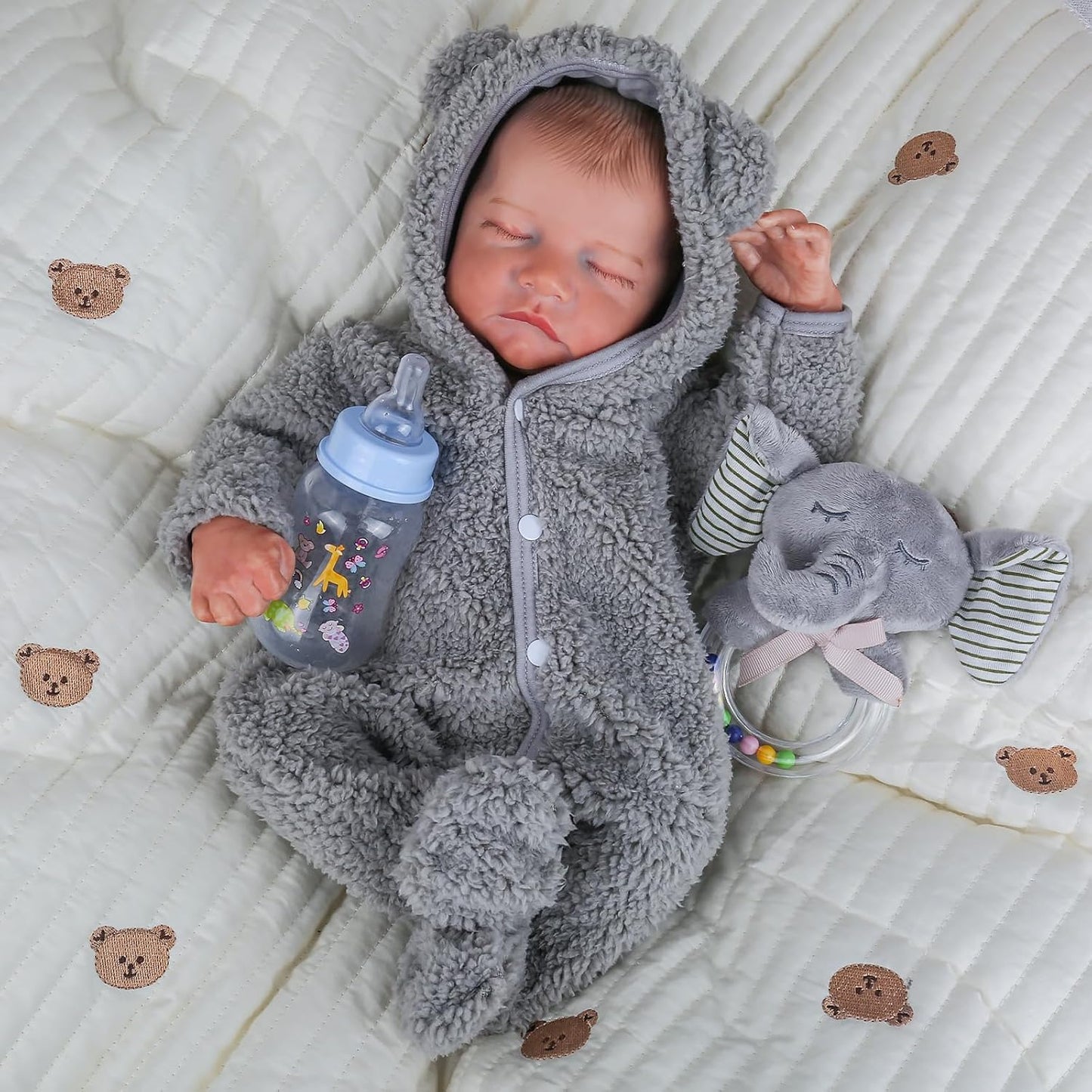 Realistic Reborn Baby Dolls Boy - 18 Inch Full Vinyl Body