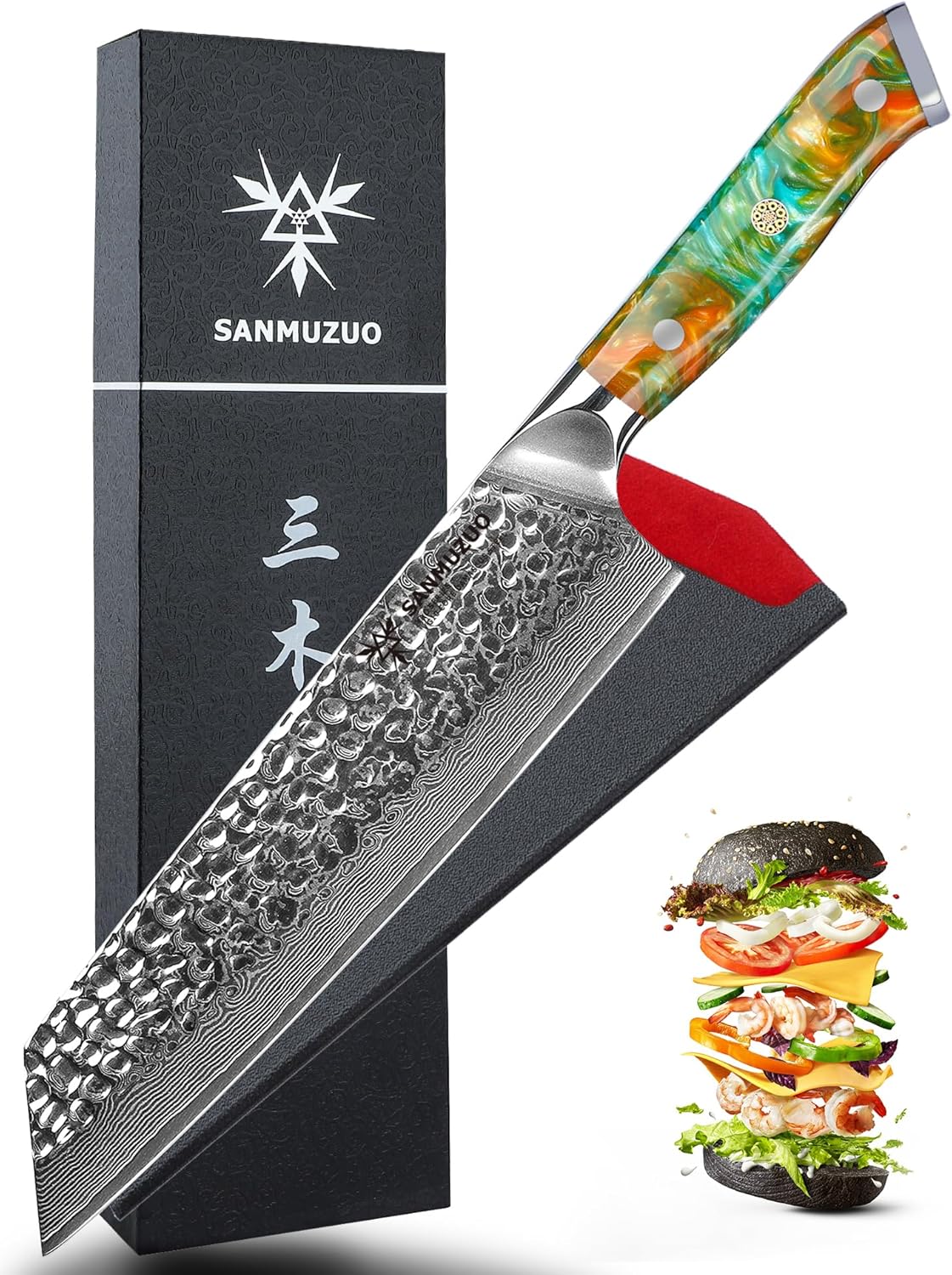 8.5 Kiritsuke Knife - Professional Kitchen Chef Knife for Precision