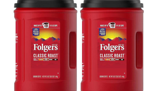 Folgers Classic Roast Ground Coffee 51 oz. 2 Pack Limited Edition