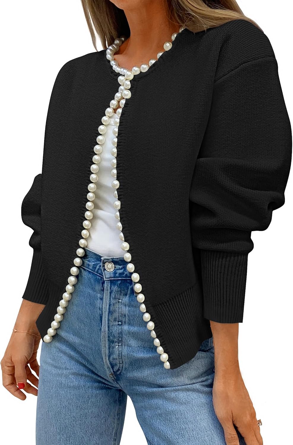 ZESICA Women's Open Front Cardigan Sweater for Fall Fashion