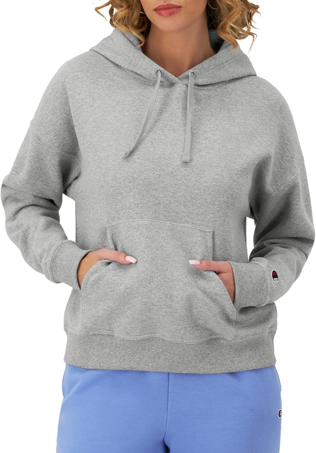 Champion Powerblend Midweight Fleece Hoodie- Cozy Comfort