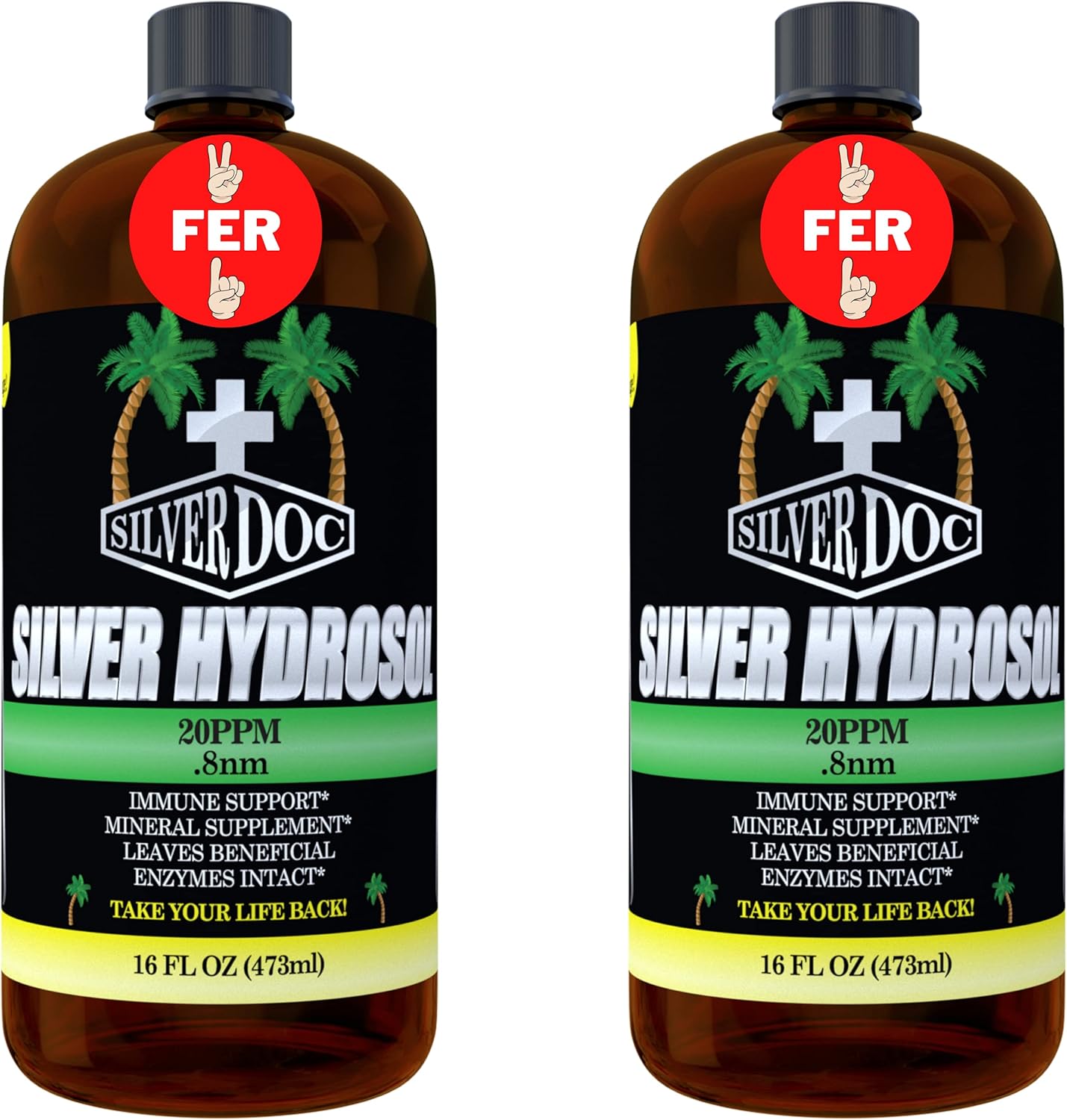 32 oz Total Silver Doc Hydrosol Mineral Supplement for Immunity