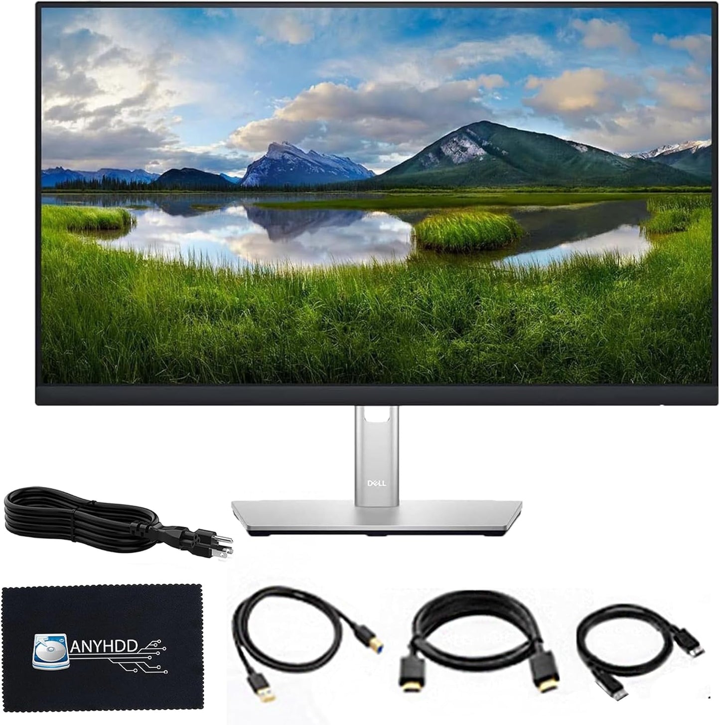 Dell P2225H 22 Inch IPS Monitor with USB and DisplayPort Cables