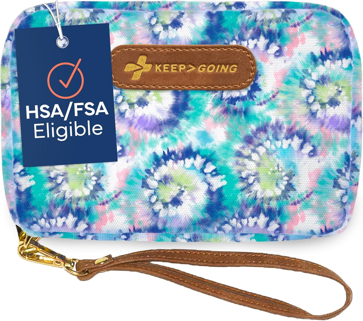 KeepGoing Travel First Aid Kit for Kids - 130 Pc. Compact Care