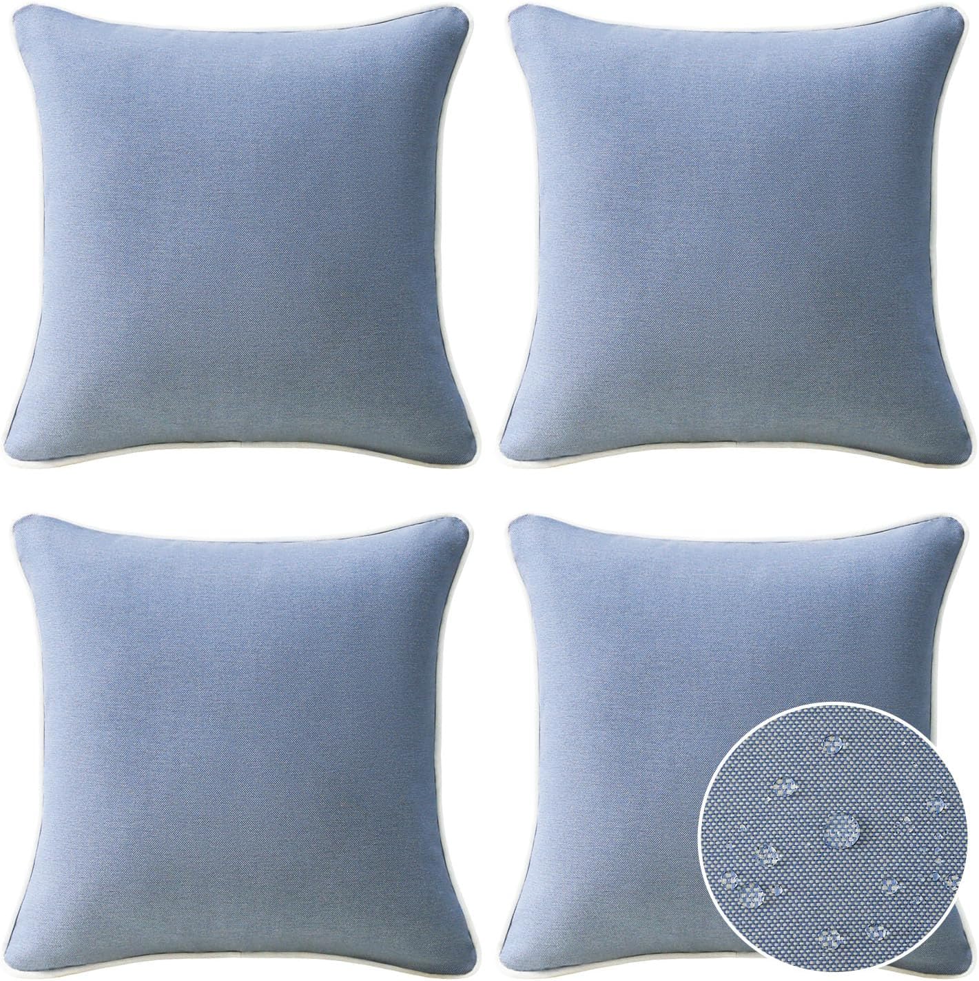 Decorative Outdoor Water Repellent Throw Pillows for Patio