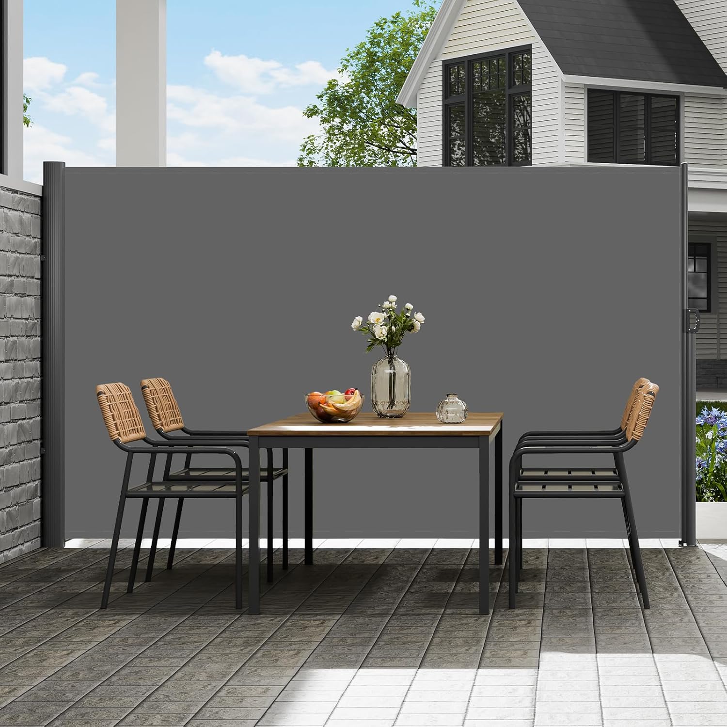 VEVOR Retractable Side Awning for Outdoor Privacy Screen