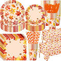 452 Pcs Fall Party Decorations Tableware Set for 50 - Complete Autumn