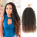 Goddess Locs Crochet Hair 18 in Faux Locs with Curly Ends - Pre-Looped