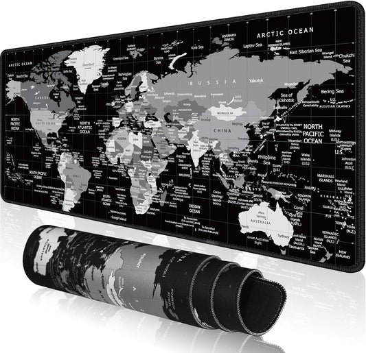 KMLVILE XL World Map Mouse Pad - Ultimate Precision & Control