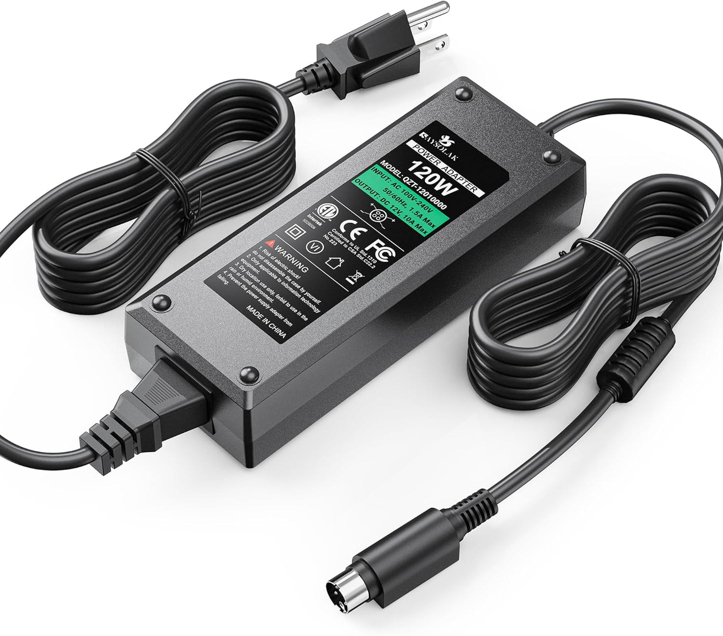 12V 10A Power Supply for Synology NAS DiskStation Models