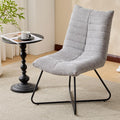 Modern Accent Chair Armless Lounge Chair with Chenille - Cozy Design