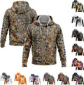 Custom Hunting Hoodie Novelty Camo Animal Graphic Hoodie