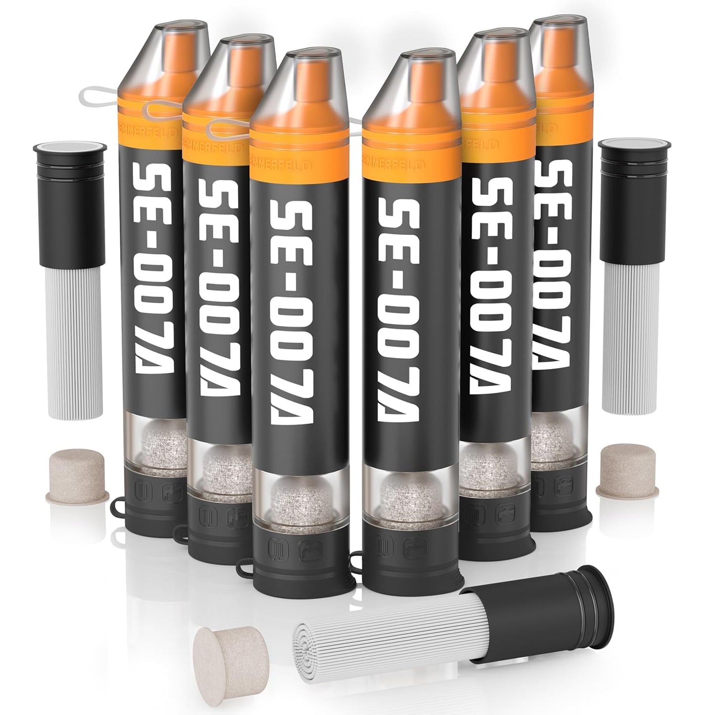 Personal Straw Water Filter for Hiking, Camping, and Travel