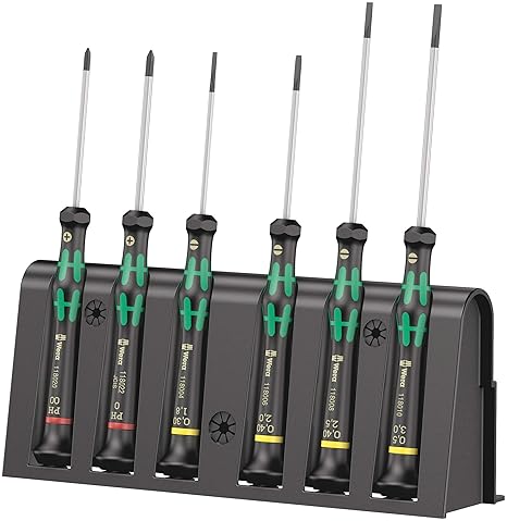 Wera 2035/6 A Kraftform Micro Screwdriver Set for Electronics