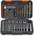 REXBETI 26-Piece Bolt Extractor and Cobalt Drill Bit Set - Durable