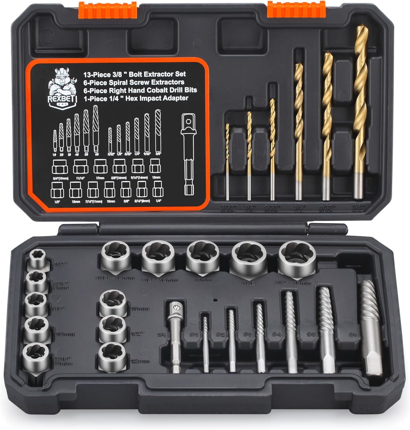 REXBETI 26-Piece Bolt Extractor and Screw Extractor Set Review