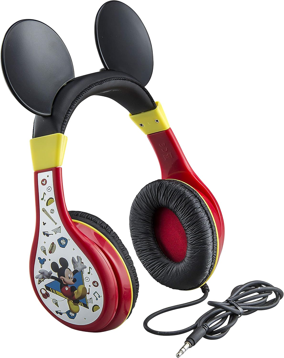 Adjustable Mickey Mouse Kids Headphones with Parental Volume Control