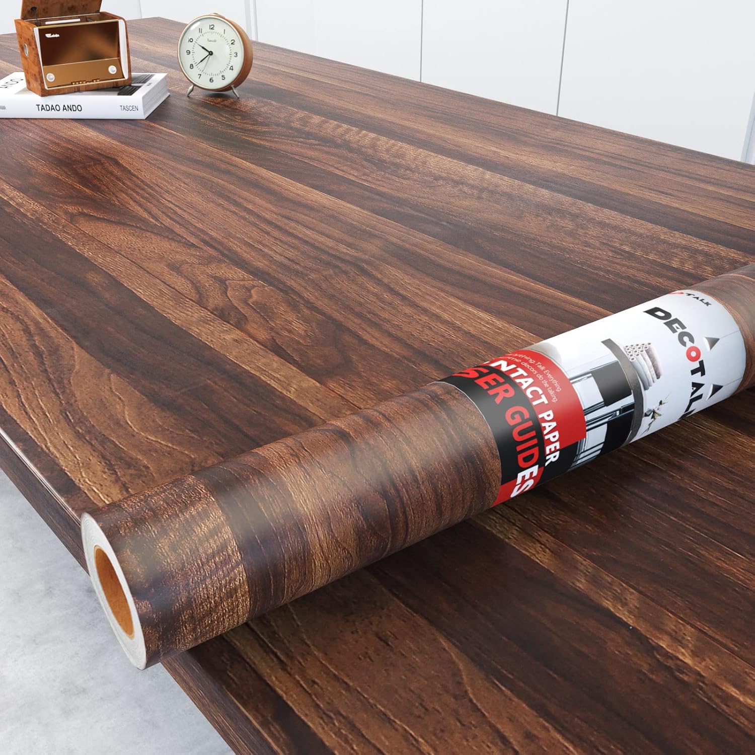 Walnut Wood Contact Paper Peel and Stick for Easy Home Decor