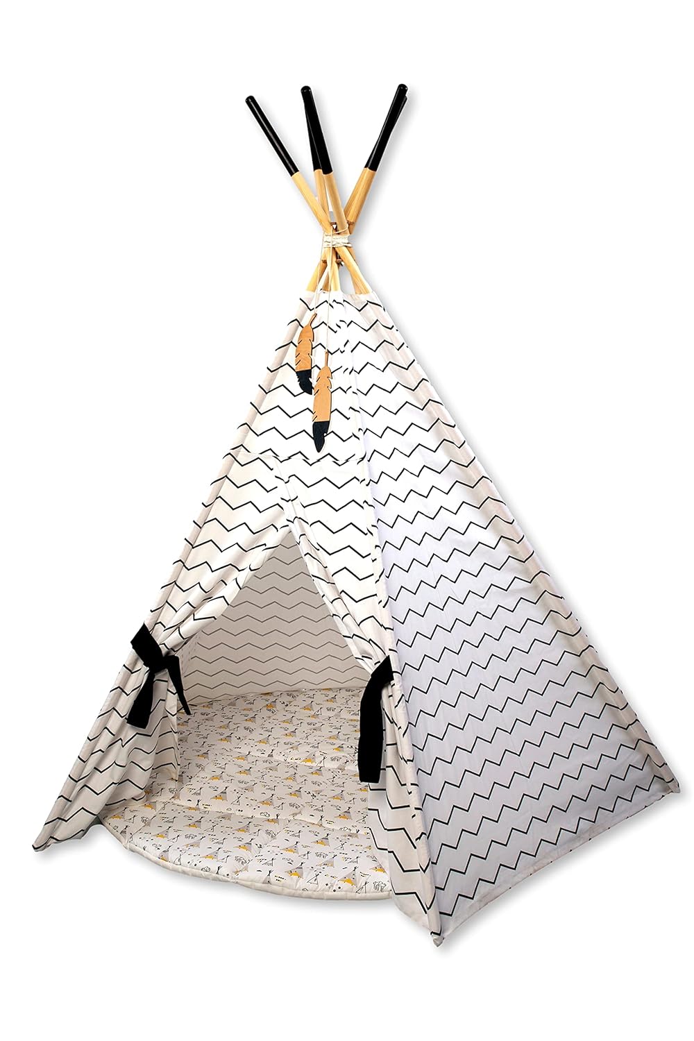 Kid's Indoor Teepee Tent Set