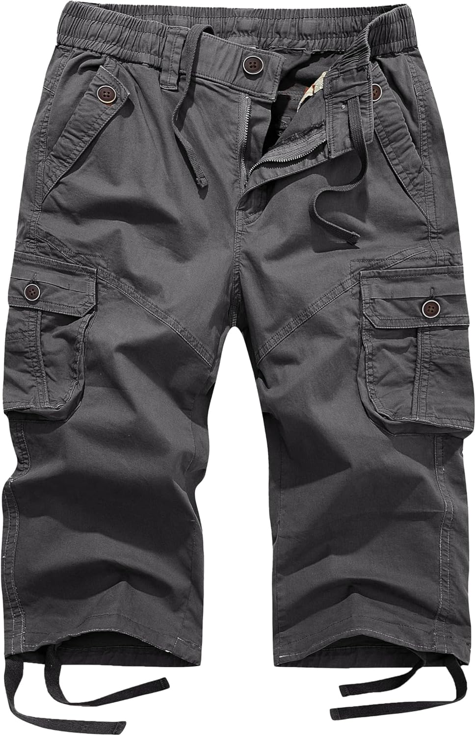 FOURSTEEDS Women's Mid Rise Cotton Capri Hiking Shorts Review