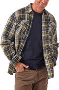Wrangler Authentics Men's Sherpa Lined Shirt Jacket - Warm & Versatile