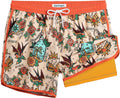 Men's Vintage 80s 90s Swim Trunks 5.5in Inseam - Quick Dry