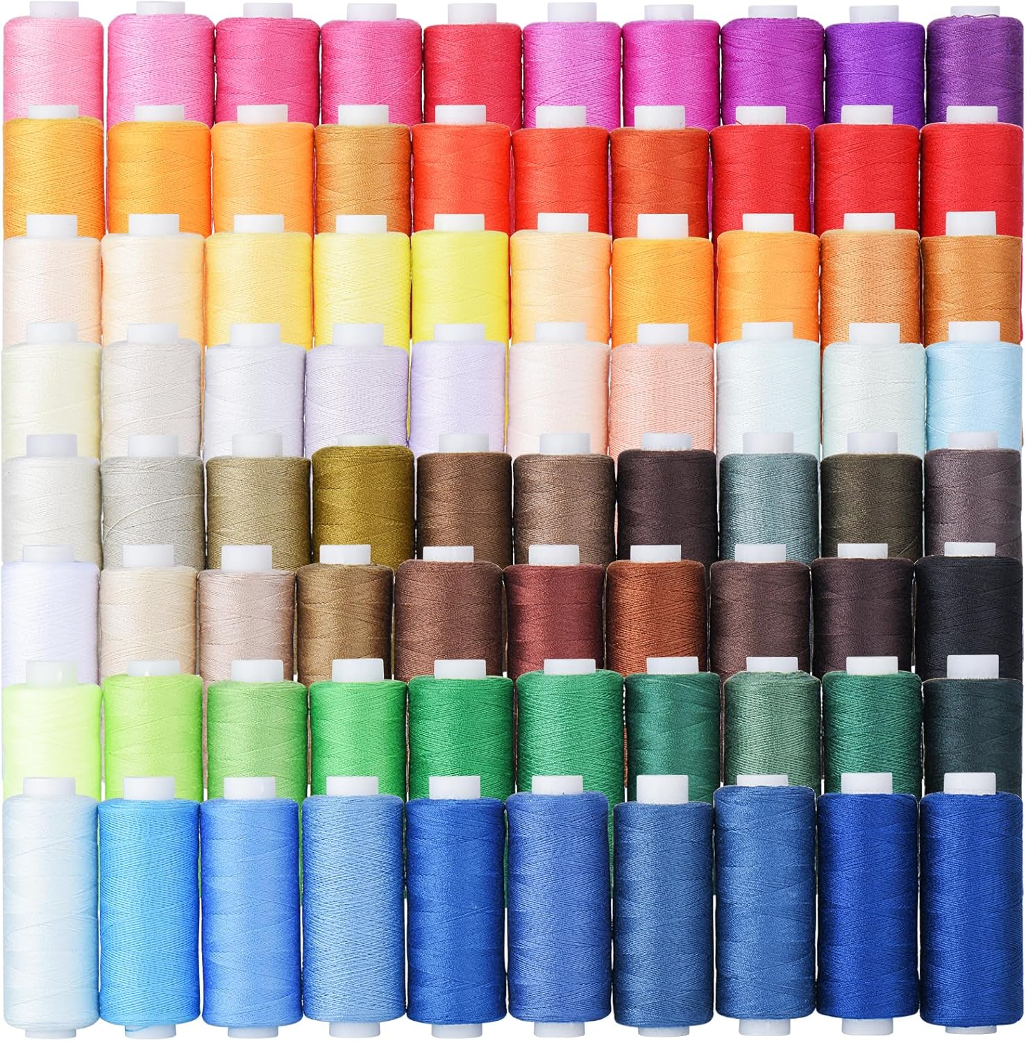 Simthread All Purpose Sewing Thread Set with 80 Assorted Spools