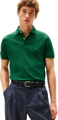 Tommy Hilfiger Mens Short Sleeve Polo Shirt - Regular Fit Men's