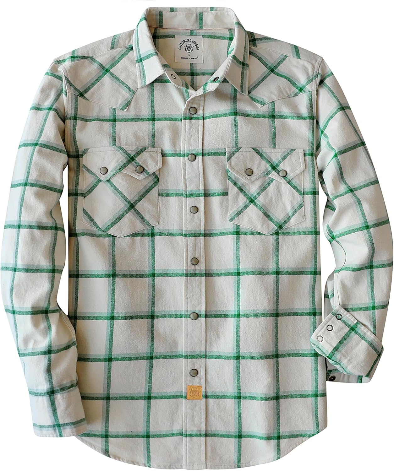 Dubinik Flannel Shirt for Men: Cozy Long Sleeve Plaid Style