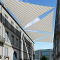 TANG 10ft x 10ft Triangle Shade Sail Canopy for Outdoor Use