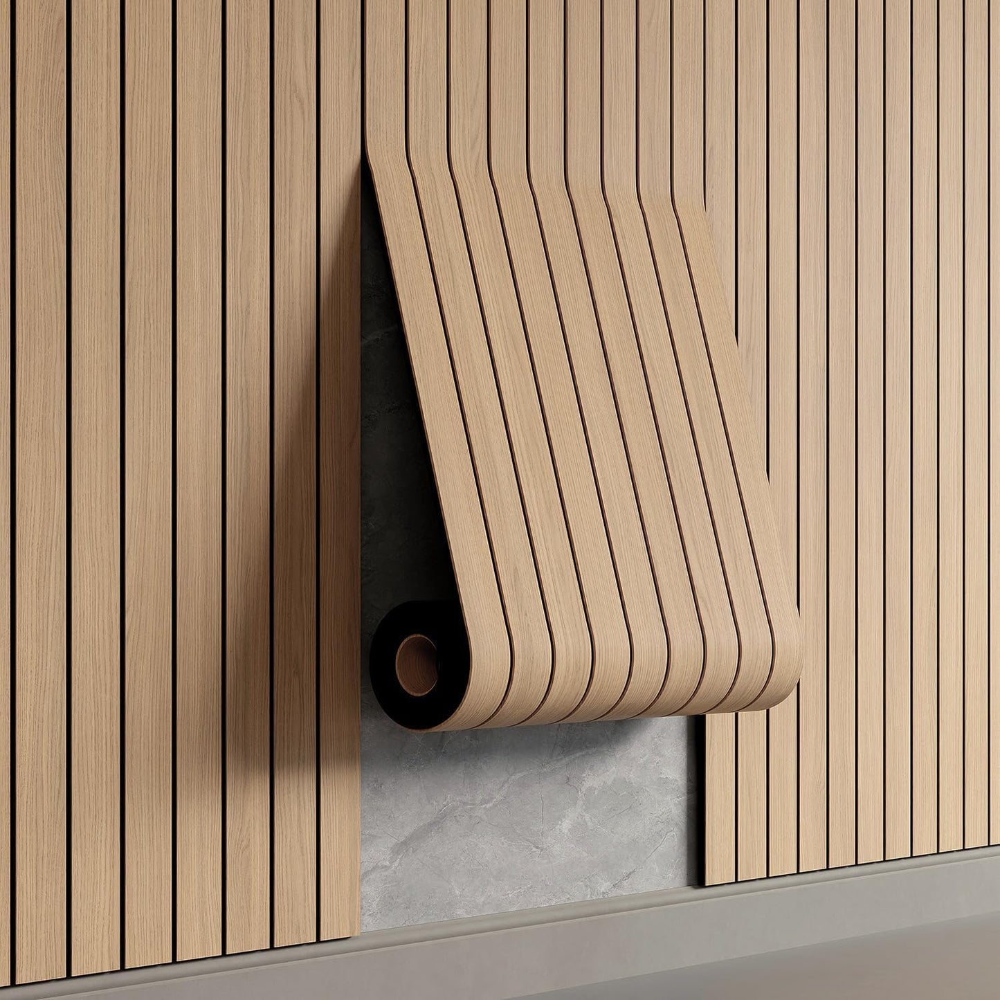 Peel and Stick PVC Slat Wall Panel for Stunning Home Makeovers