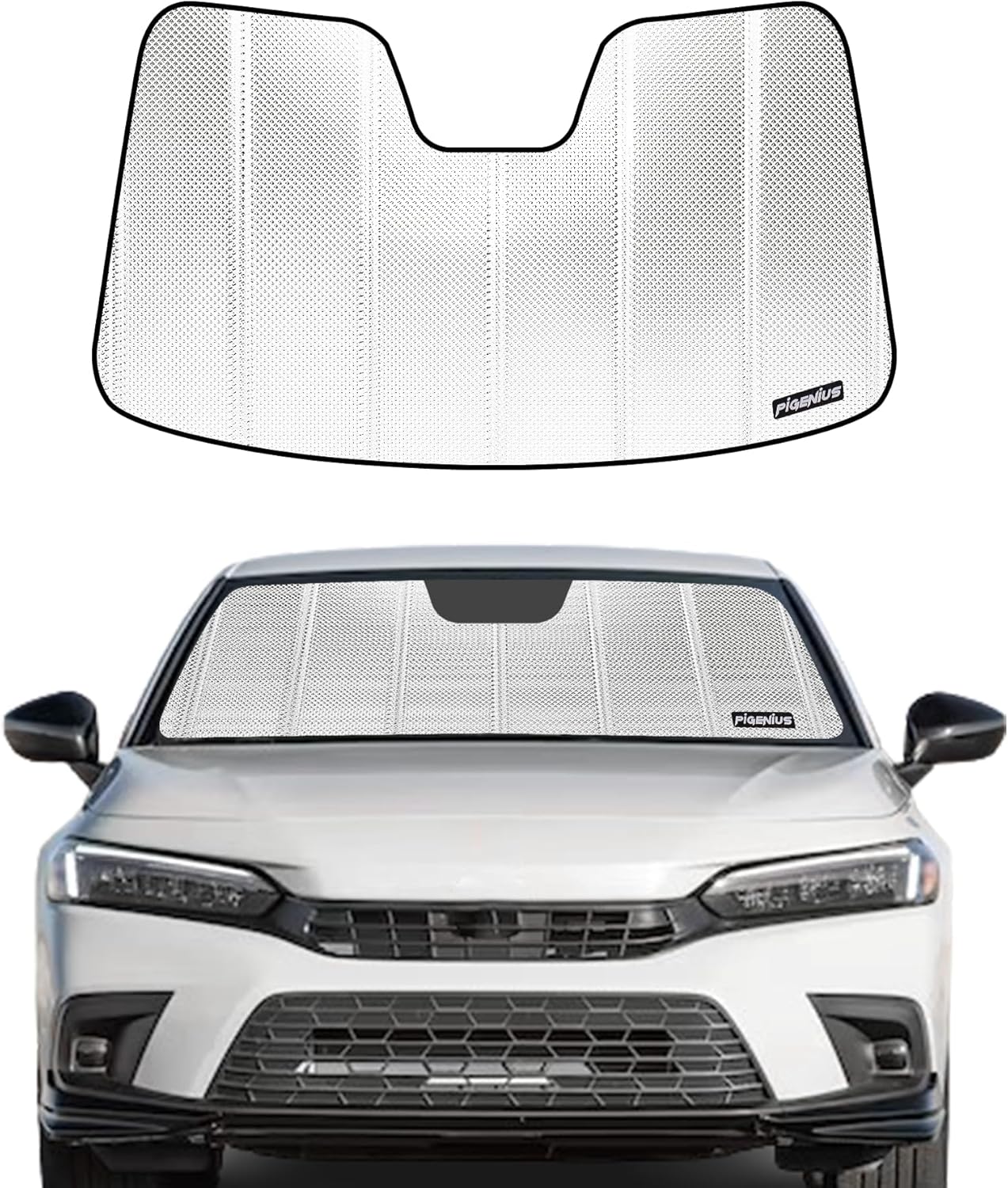 Windshield Sun Shade for 2022-2025 Honda Civic with Storage Bag