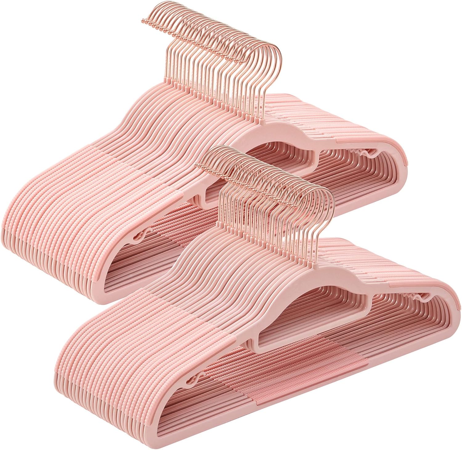 Non-Slip Space-Saving Coat Hangers for Neat Closets
