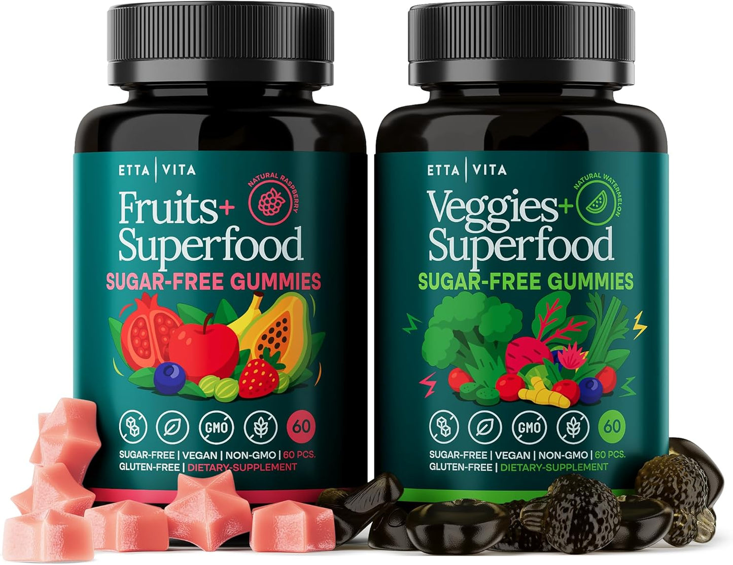 Everyday Debloat & Detox Gummies for Energy Support and Health