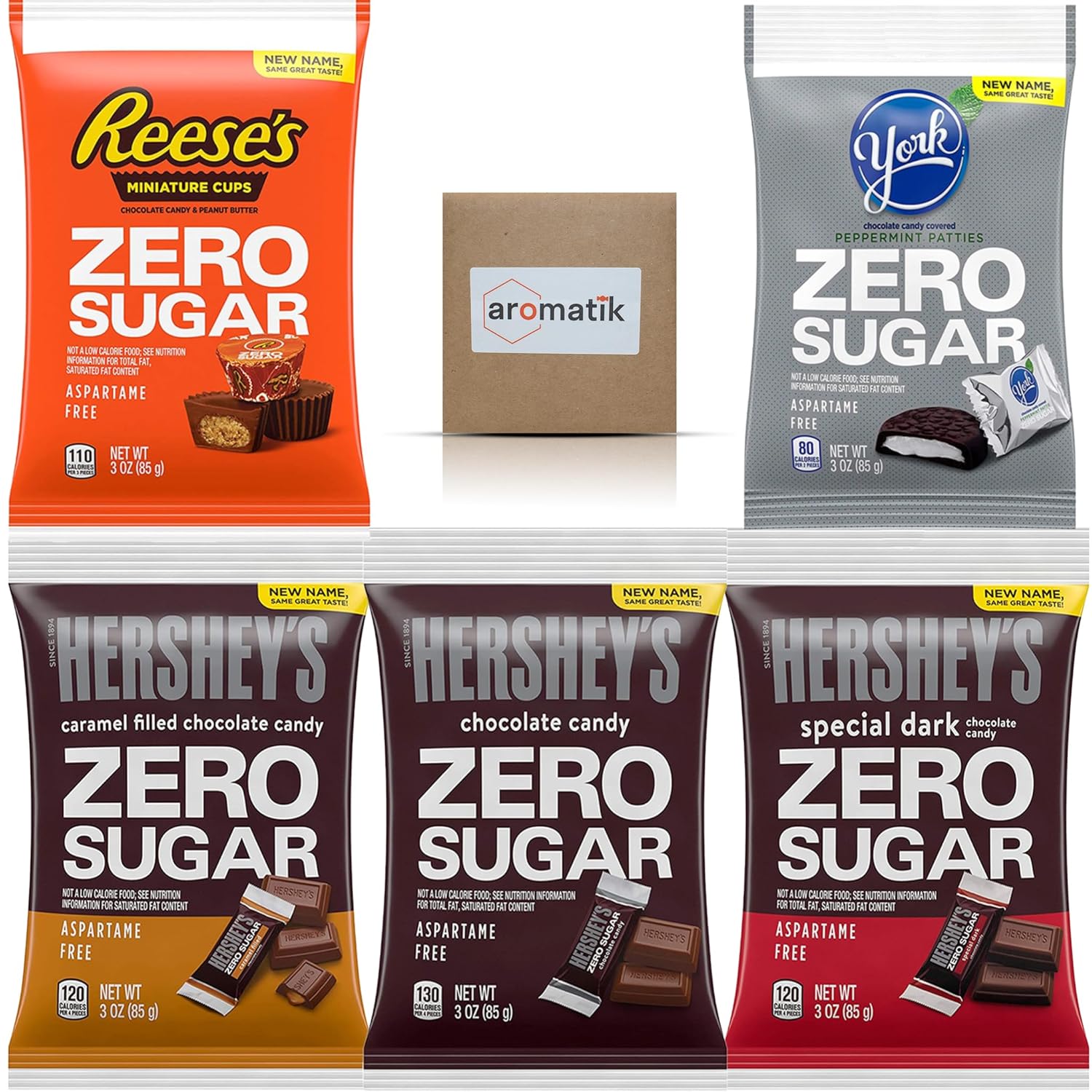 Sugar Free Candy Variety Pack - 5 Delicious Zero Sugar Treats