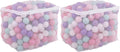 Play Pit Balls Toy Set Pastel 800 Pack - Durable Crush-Proof Play