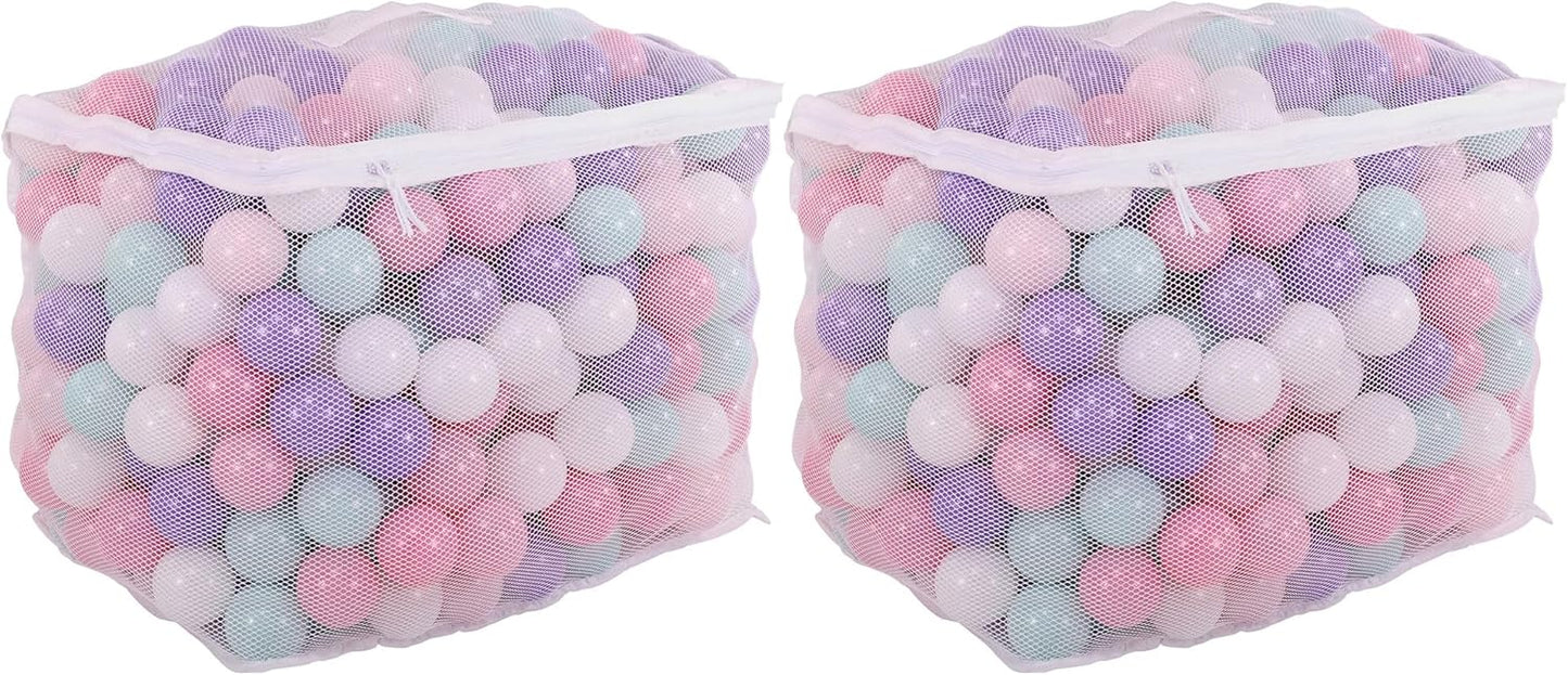 BalanceFrom Play Pit Balls Toy Set for Kids with Mesh Bag