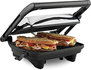 Hamilton Beach Panini Press Sandwich Maker for Delicious Meals