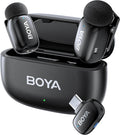 BOYA Mini USB-C Wireless Lavalier Microphone - Ultra Mini Lapel Mic