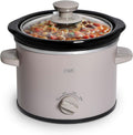 COOK WITH COLOR 2QT Mini Electric Round Slow Cooker - Compact Everyday