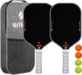 Pickleball Paddles Raw T700 Carbon Fiber Paddle - Lightweight Control