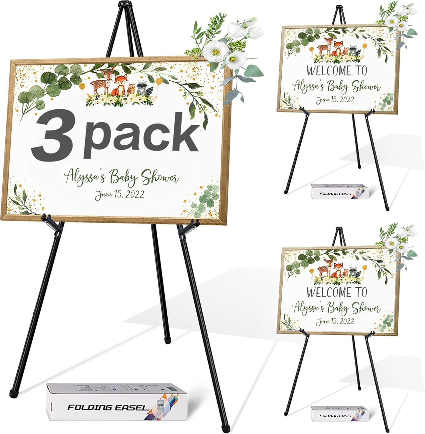 63in Display Easel Stand by VAIIGO - Adjustable & Portable