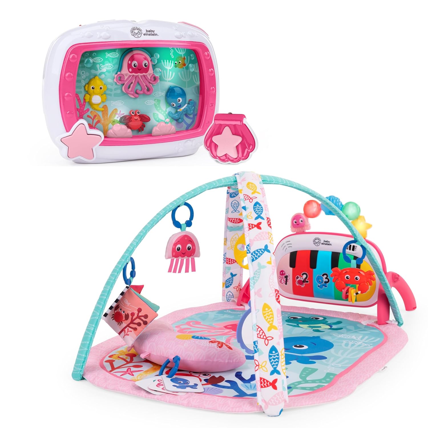 Baby Einstein Sea Dreams Soother & Ocean Explorers Gym Bundle