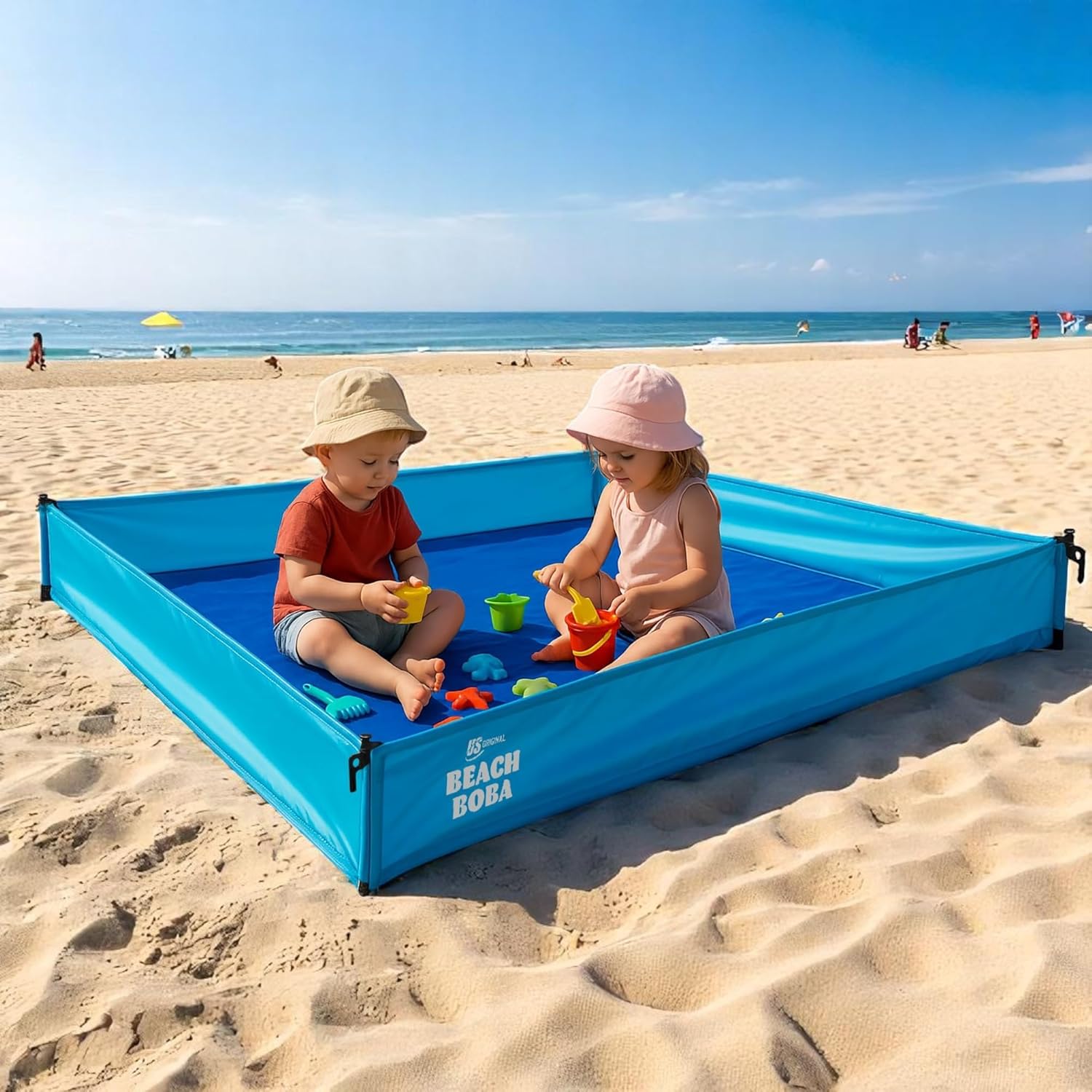 BeachBoba Sandproof Beach Blanket - Perfect Outdoor Play Zone