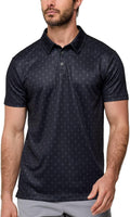Performance Dri Fit Polo Shirts for Men S-4XL - Quick Dry Athletic AM