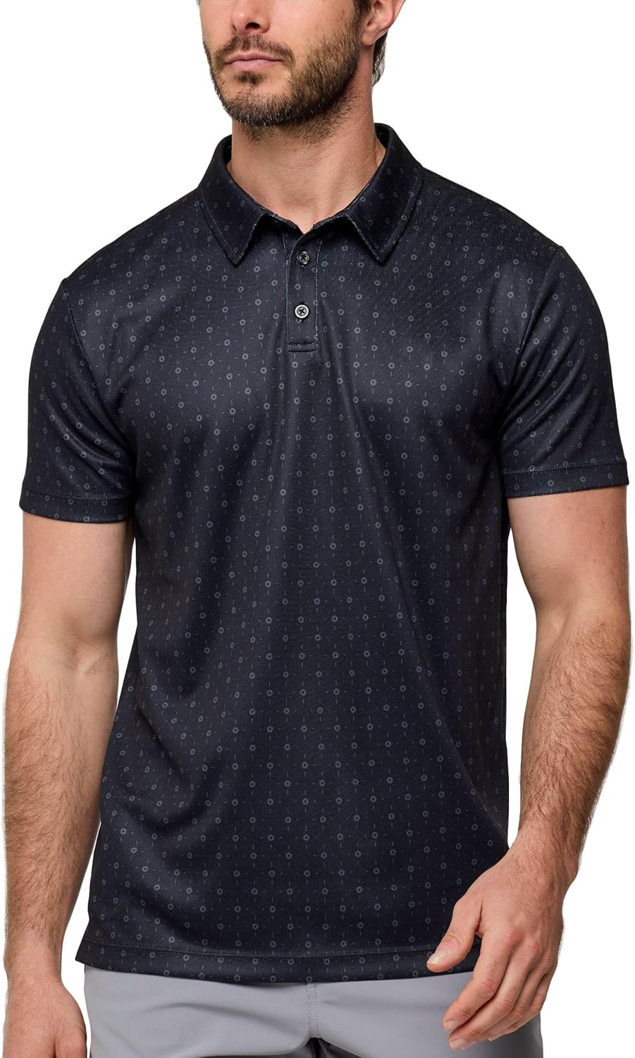 INTO THE AM Performance Dri Fit Polo Shirts for Men S-4XL