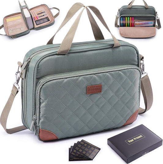 Large Bible Cover Case with Markers and Bible Tabs for Study