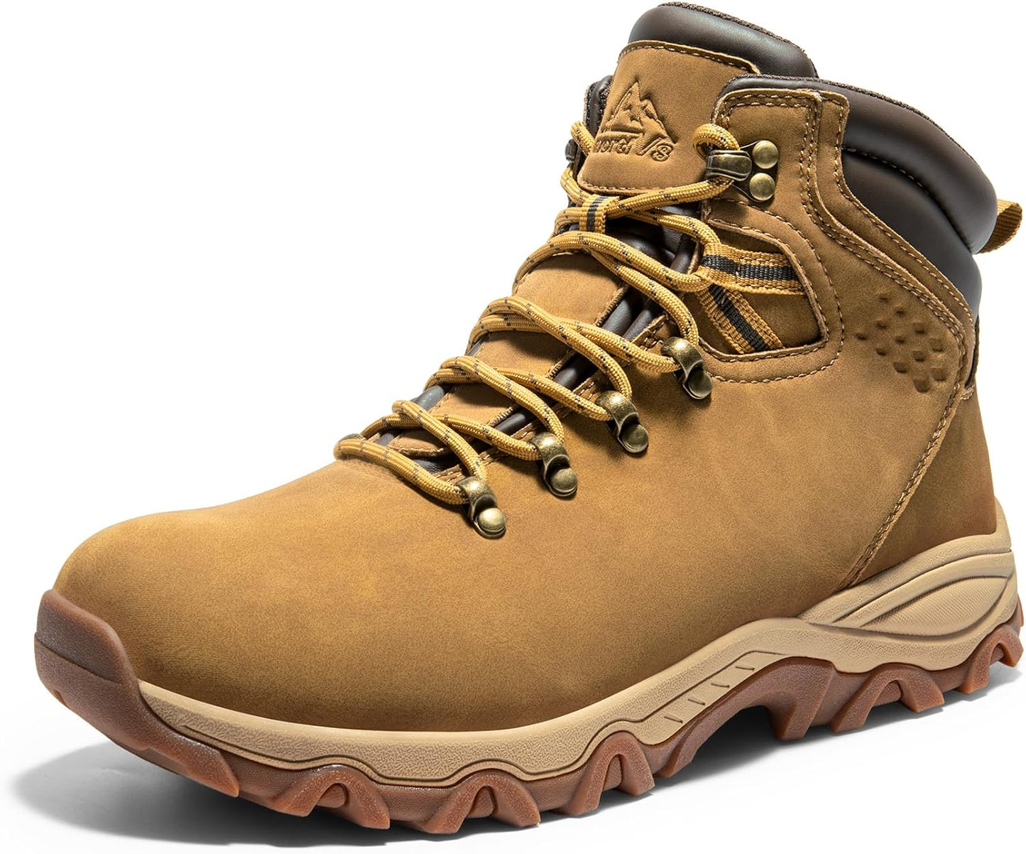 NORTIV 8 Mens Hiking Winter Snow Boots for Outdoor Adventures