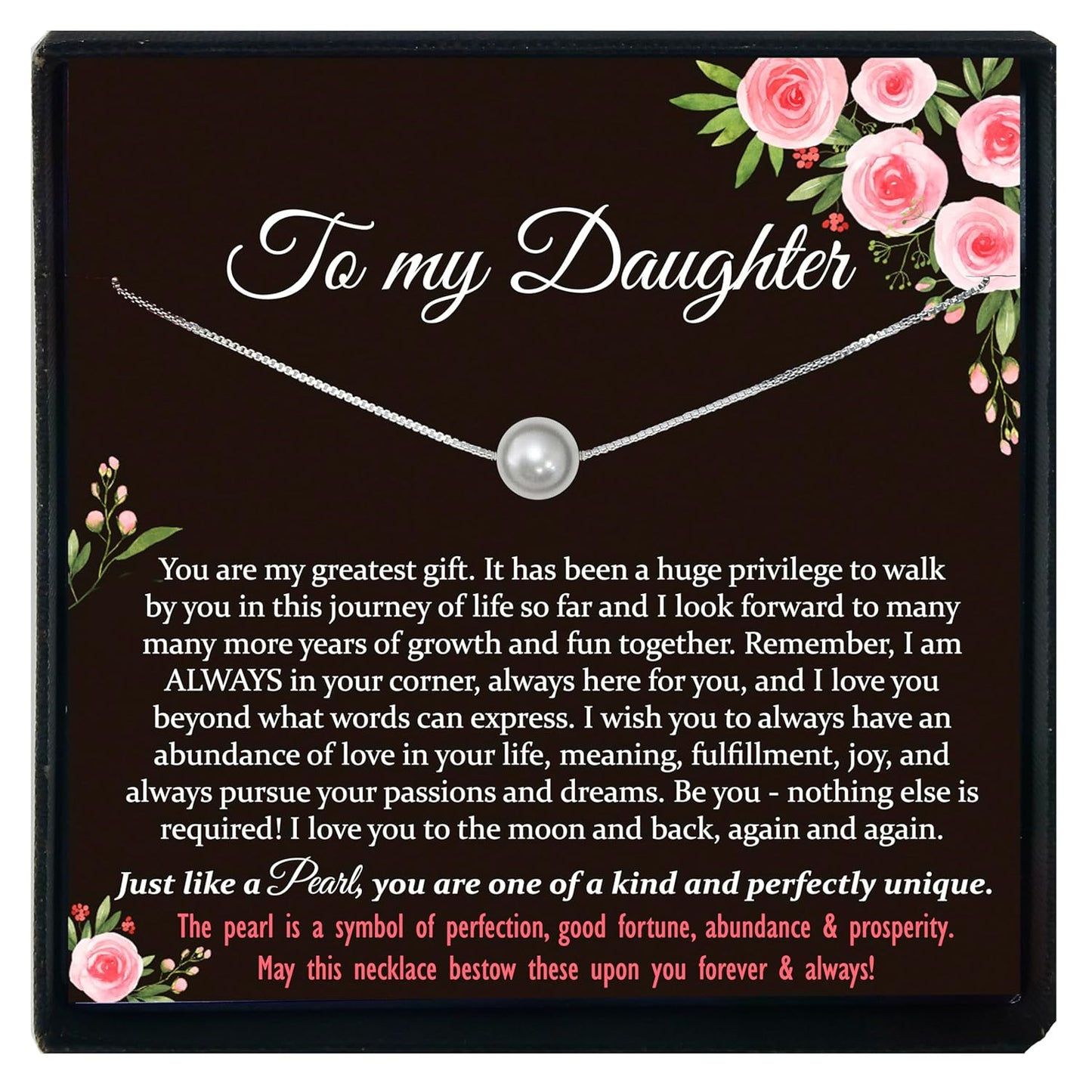 Be Wished 925 Sterling Silver Daughter Necklace - Classic Gift