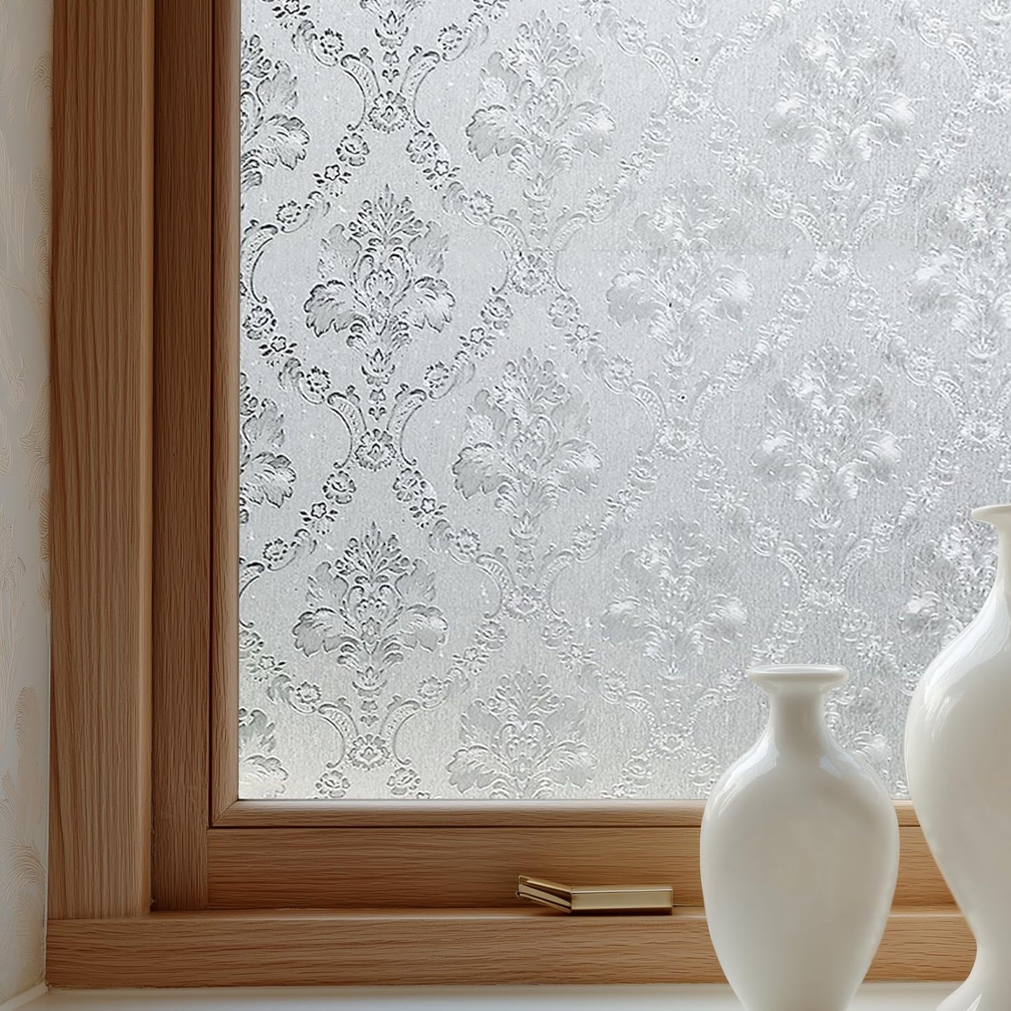 Window Privacy Film Decorative for Front Door and Bathroom